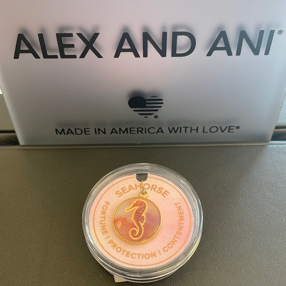 NWT Alex and Ani Seahorse Charm